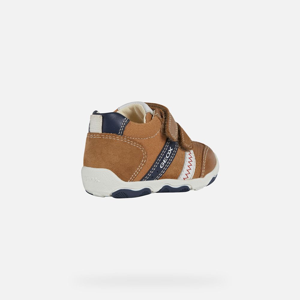 Geox Sneakers Brown New Balu Boy - Geox Baby Shoes - AZCBYT027